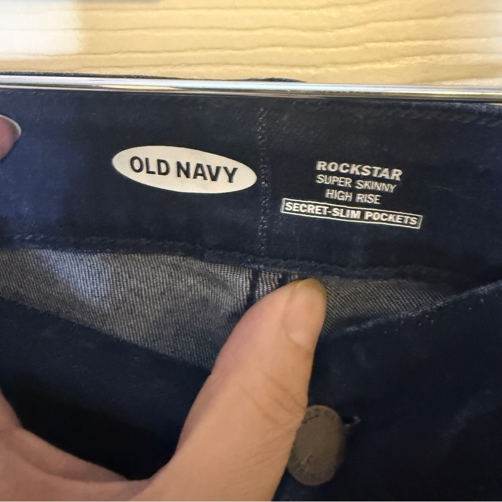 Old Navy Rockstar Super Skinny High Rise Jeans Womens Size 18 - Picture 10 of 15
